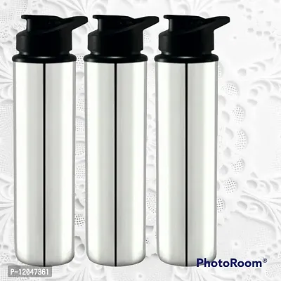 Stainless steel water bottle 900ml Pack of 3-thumb0