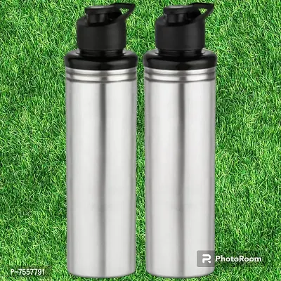 SPORTS PACK 2) Stainless Steel Bpa Free Dishwasher Safe Leak Proof Water Bottle 900ml Pack Of 2