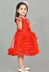 Fabulous Cotton Blend Frock Dress For Girls-thumb2