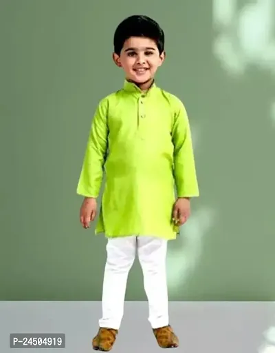 Stylish Cotton Blend Kurta Sets For Baby Boys