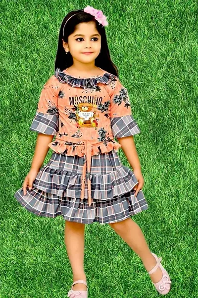 Fabulous Blend Frock Dress For Girls