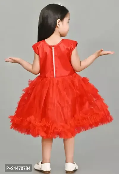 Fabulous Cotton Blend Frock Dress For Girls-thumb2