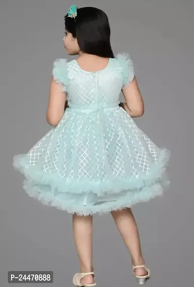 Fabulous Cotton Blend Frock Dress For Girls-thumb2