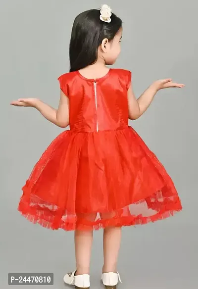 Fabulous Net Frock Dress For Girls-thumb2