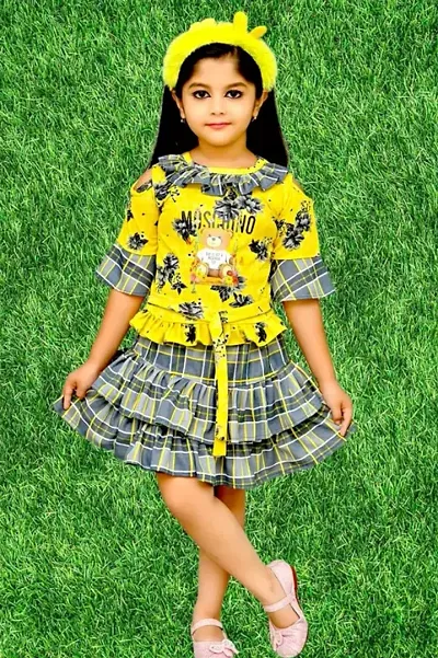 Fabulous Blend Frock Dress For Girls