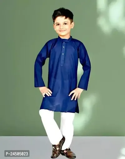 Stylish Cotton Blend Kurta Sets For Baby Boys