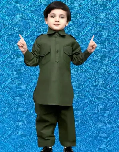 TADEO Cotton Kurta Pajama Set for Boy's Kids | Ethenic Wear For Children | Pathani Suit Set For Toddlers | Full Sleeve | All