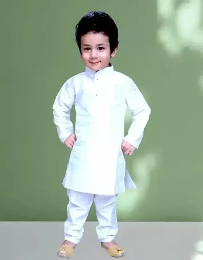 Stylish Blend Kurta Set For Boys