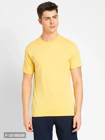 Classic Cotton Blend T-Shirt for Men-thumb0