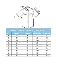 D V Boys Cotton Regular Fit Uniform Shirt (22) Red and Blue-thumb4