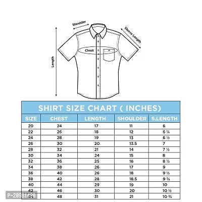 D V Boys Cotton Regular Fit Uniform Shirt (22) Red and Blue-thumb5