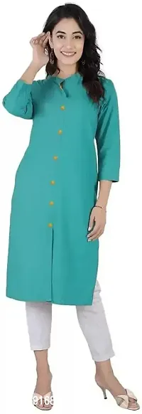 MAGIC BIRD Women's Rayon Kurti for Women Knee Length, Traditional Festive  Casual Kurta for Women?(PN14)