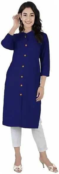 panjabi kurti with mandarin neck-thumb0