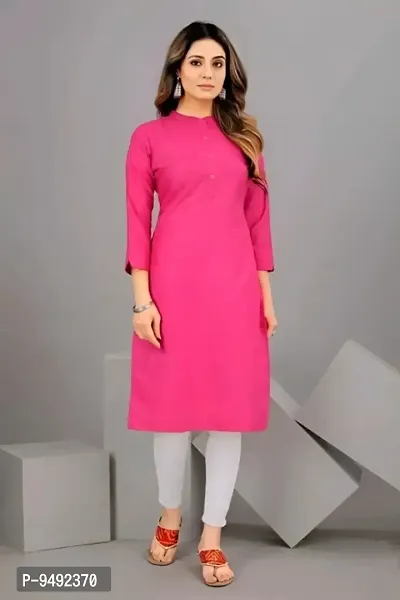 Latest Beautiful Rayon Stitched Kurta for Women-thumb0