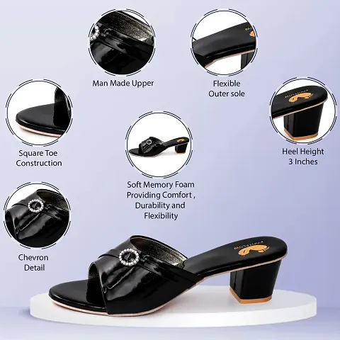 Stylish Synthetic Slippers For Women