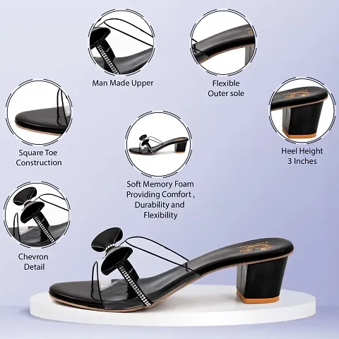 Stylish Synthetic Leather Sandals For Women