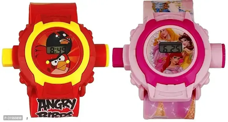 Angry Brids  Princess digital Watch for Kids Pack of 2-thumb0