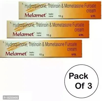 Melamet cream for women  men pack of 3 (15gm)