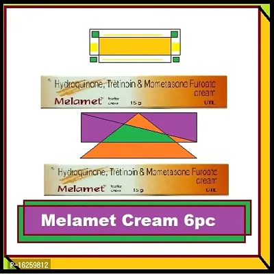 MELAMET SCAR REMOVER  ACNE CARE SKIN CREAM 15 Gm (PACK OF 6) Dark Spot And Pimple Removing Cream.-thumb0