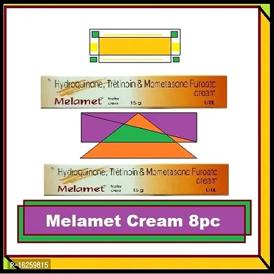 MELAMET SCAR REMOVER  ACNE CARE SKIN CREAM 15 Gm (PACK OF 8) Dark Spot And Pimple Removing Cream.