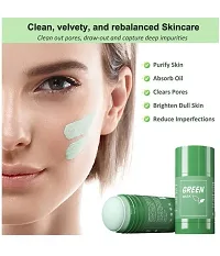 Green Mask Anti Acne Cleaning Solid Mask Stick for face Man Women (Pack of 1)-thumb1