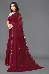 Beautiful Georgette Saree with unstitched Blouse piece for Women-thumb4