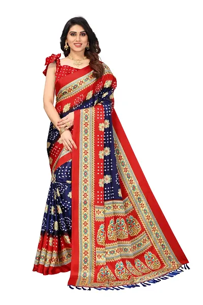 Classic Silk Blend Saree with Blouse piece