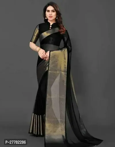 Trendy Saree with Blouse for Women-thumb0