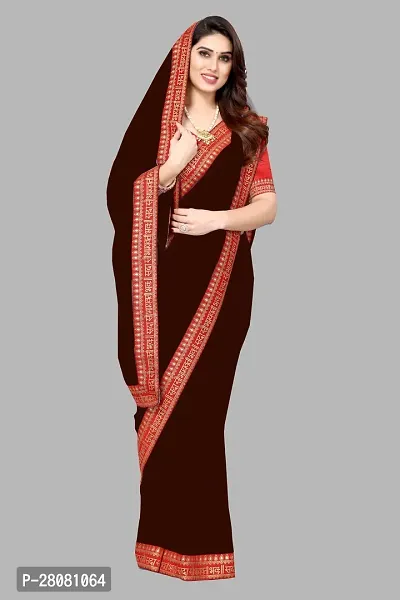 Beautiful Georgette Saree with Blouse piece-thumb3