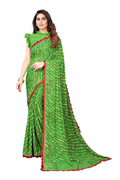 Elegant Georgette Saree with Blouse piece 