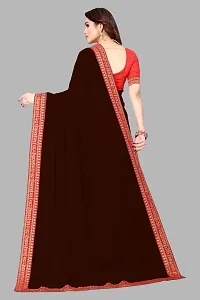 Beautiful Georgette Saree with Blouse piece-thumb1