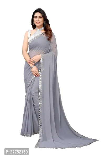 Trendy Saree with Blouse for Women-thumb0