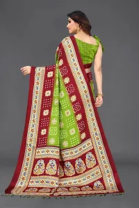 Beautiful Poly Silk Saree with Blouse piece-thumb4