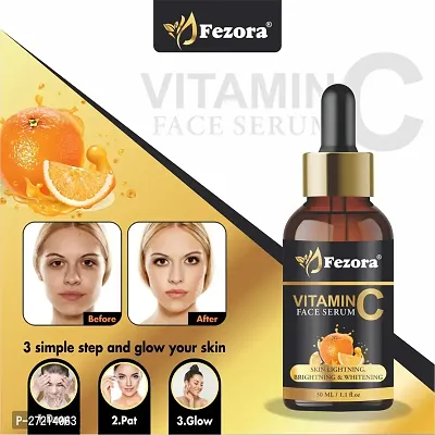 Vitamin C Face Serum with Hyaluronic Acid, Niacinamide  Vit E for Ultra Glow, Skin Brightening  Anti-aging-thumb3