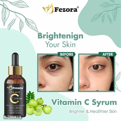 Skin Science Brightening 20% Vitamin C Face Serum | Boost Collagen and Elastin for Anti aging, Skin Repair | For Dark Circles, Fine Lines | Glowing Skin | Hydrates-thumb3