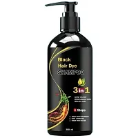 Hair Dye Instant Black Hair Shampoo for Women  Men Organic Shampoo-thumb3