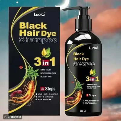 Hair Dye Instant Black Hair Shampoo for Women  Men Organic Shampoo-thumb2