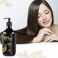 Hair Dye Instant Black Hair Shampoo for Women  Men Organic Shampoo-thumb4