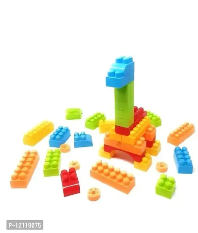 Small Blocks Bag Packing, 55 Pcs Best Gift Toy, Block Game For Kids-thumb0