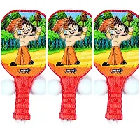 Fancy Table Tennis Badminton Plastic Racquet Set With 2 Balls And 2 Racquet-thumb1