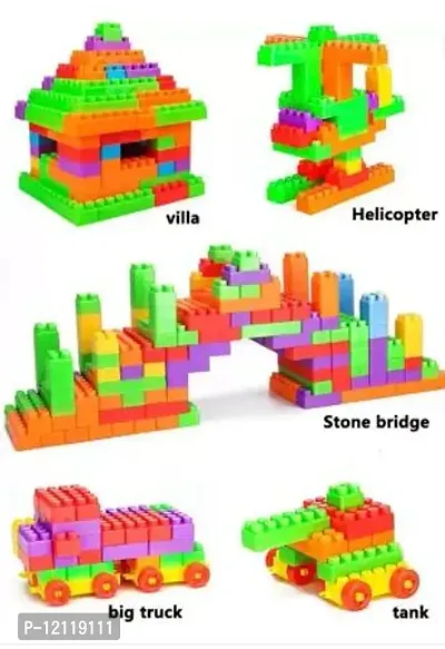 Fancy Small Blocks 55 Pcs, Bag Packing, Best Gift Toy, Block Game For Kids And Children