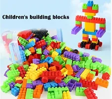 Small Blocks Bag Packing, 55 Pcs Best Gift Toy, Block Game For Kids-thumb3