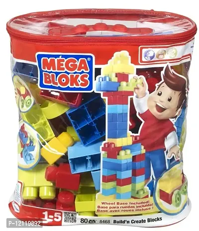 Fancy Super Mega Blocks 60 Pcs, Bag Packing, Best Gift Toy, Block Game For Kids And Children-thumb0