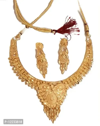 Great Fusion gold plated fancy beautiful jewellery set..-thumb0