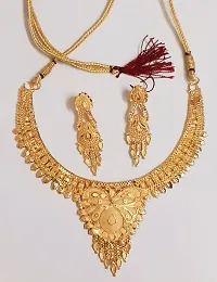 Great Fusion gold plated fancy beautiful jewellery set..-thumb1