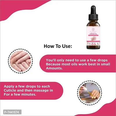 Organic  Pure Nail Strong Oil For Cuticle Care Nail Growth And Strength 30 ml-thumb0