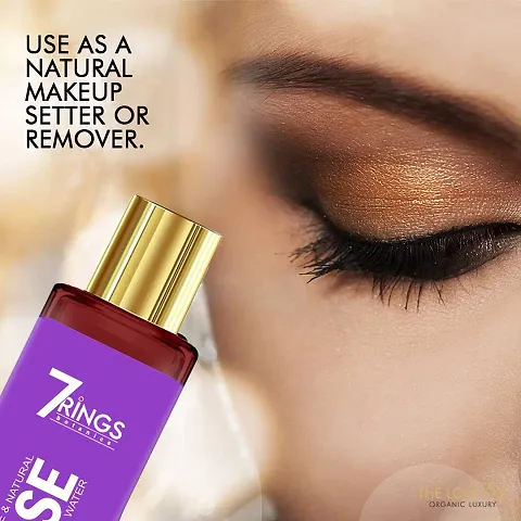 7RINGS Pure And Natural Rose Water Spray For Face, Skin And Hair