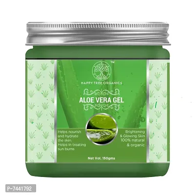 Organic Aloevera Gel for Face care With the Extracts of Aloevera 150 gms Pack Of 1-thumb0
