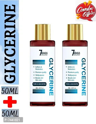 Natural Glycerine for Beauty and Skin Care 50 ml  Pack Of 2