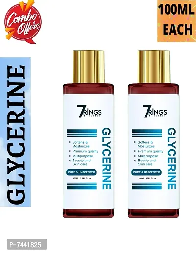 Natural Glycerine for Beauty and Skin Care 100 ml  Pack Of 2
